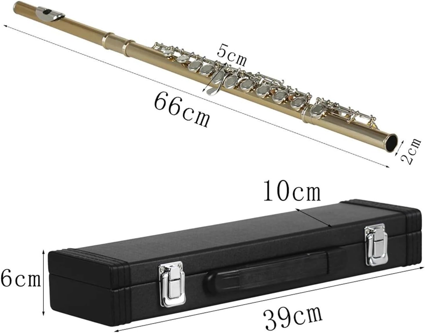 フルート 銀メッキ 16穴 リングキー Eメカ付き オフセット 専門ケース付き Amazon | Eastar フルート 銀メッキ 16穴 リングキー Eメカ付き